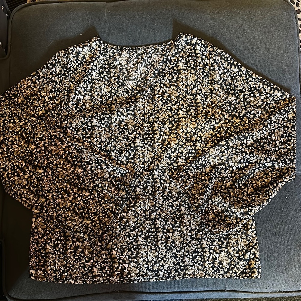 Shein Floral Patterned Blouse